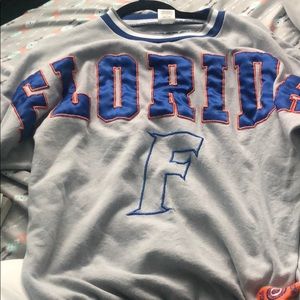 Oversized College Crew Neck Florida
